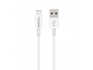 Кабел Yookie CB1 USB-Type-C 3m White 40151